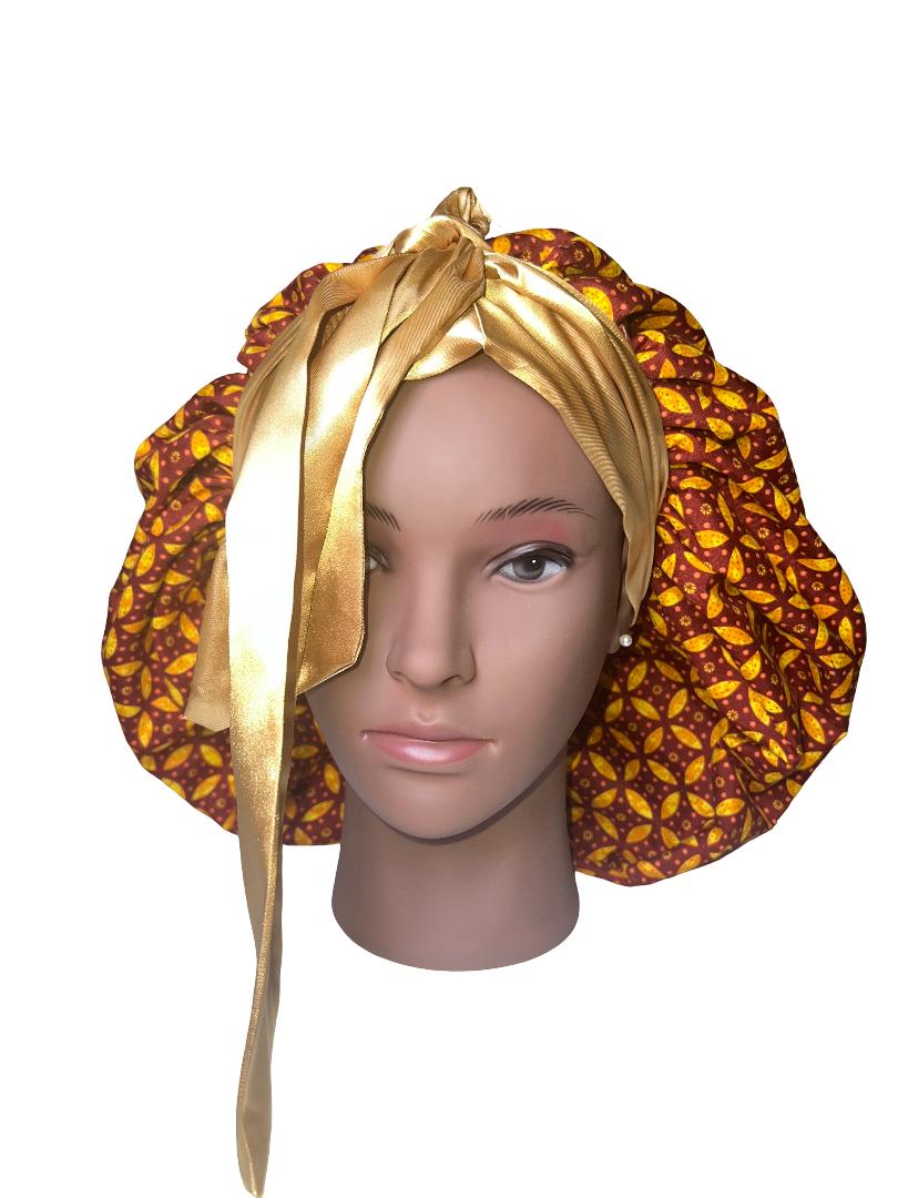 AFRICAN’S PRINT HAIR BONNET
