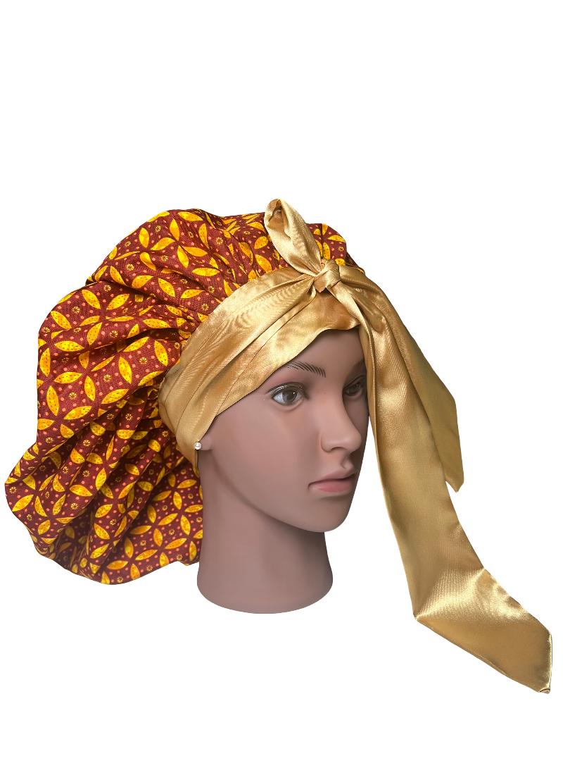 AFRICAN’S PRINT HAIR BONNET