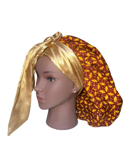 AFRICAN’S PRINT HAIR BONNET