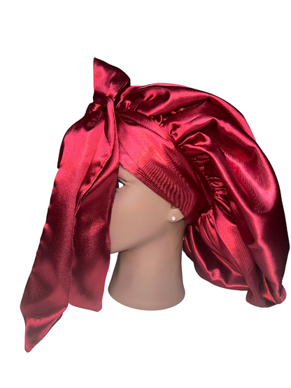 DOUBLE LAYERED REVERSIBLE HAIR BONNET