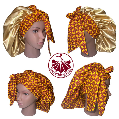 DOUBLE LAYERED REVERSIBLE BONNET