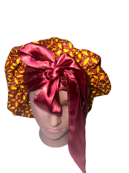 DOUBLE LAYERED REVERSIBLE HAIR BONNET