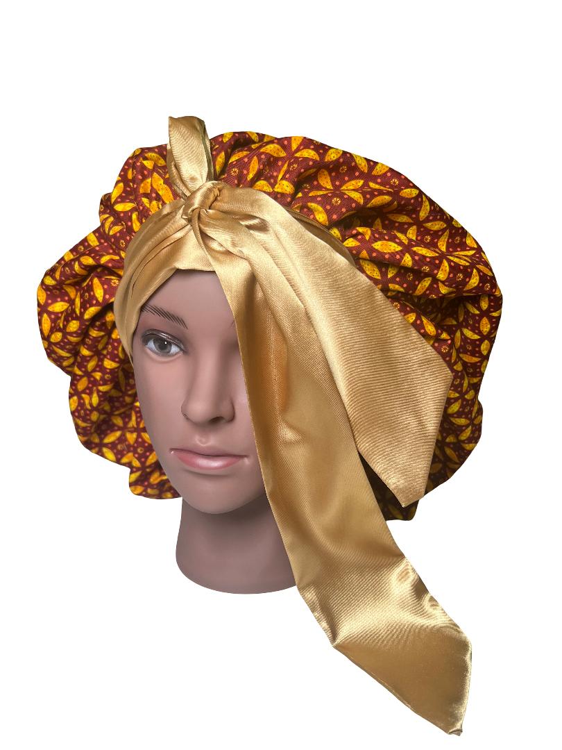 AFRICAN’S PRINT HAIR BONNET