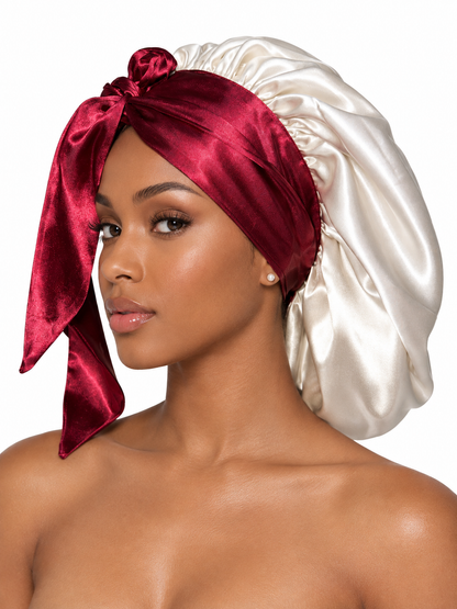 DOUBLE LAYERD RÉVERSIBLE HAIR BONNET