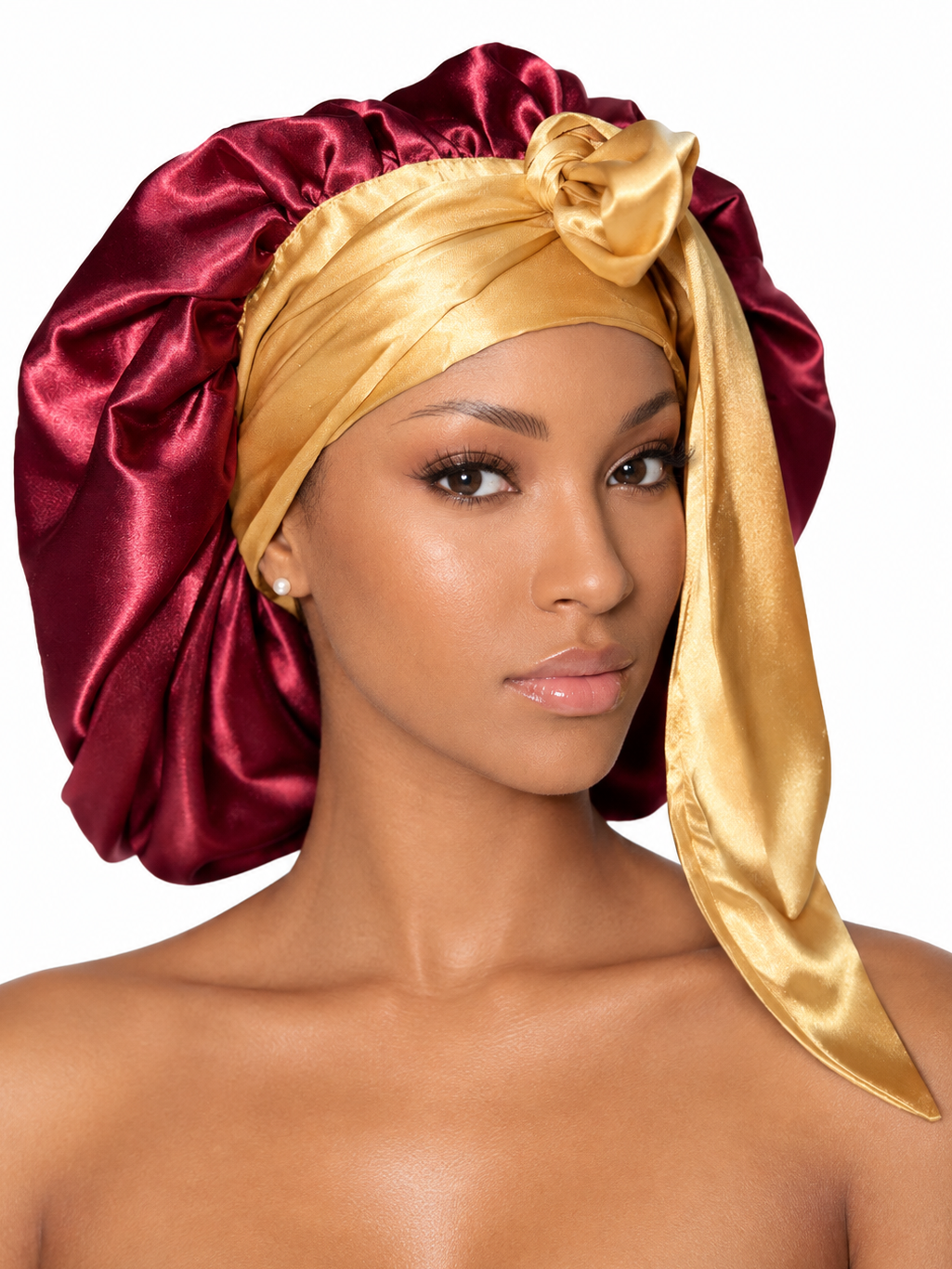 Cute Double Layered Bonnet