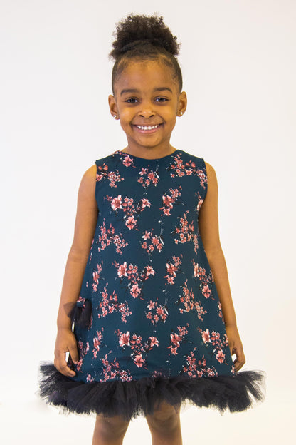GIRL FLORAL FROCK DRESS