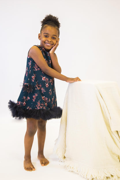 GIRL FLORAL FROCK DRESS