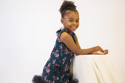 GIRL FLORAL FROCK DRESS