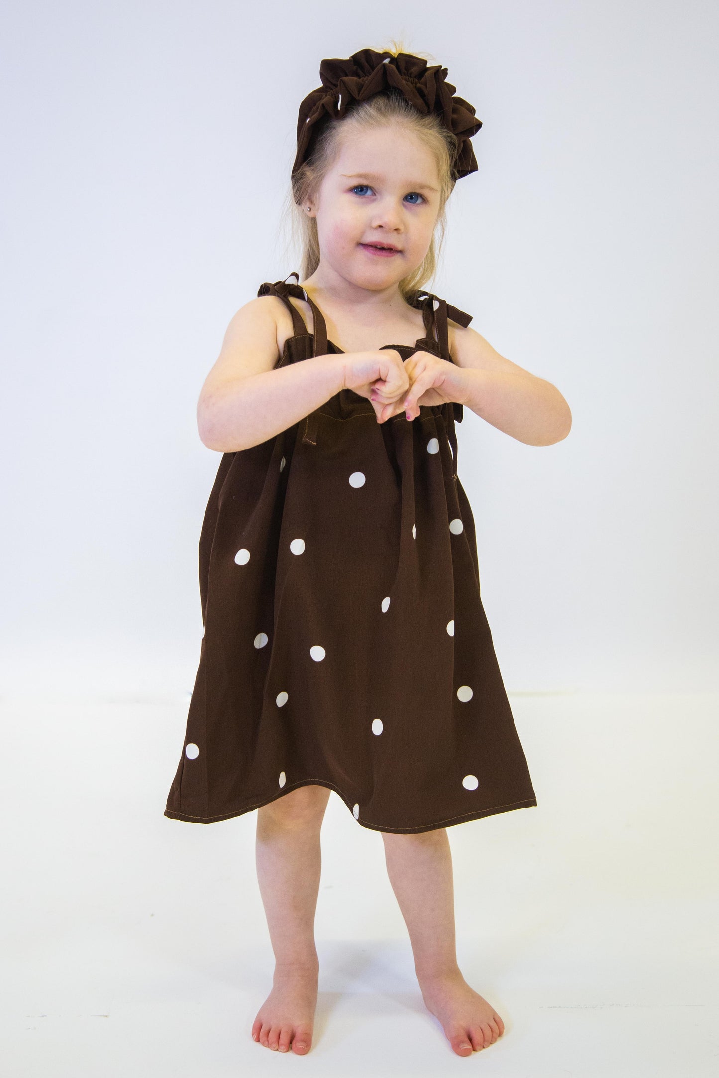CUTE DOTS STRAP DRESS