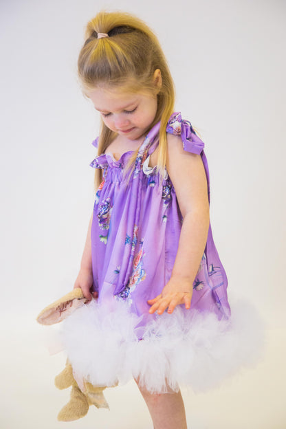GIRL FLORAL STRAP DRESS