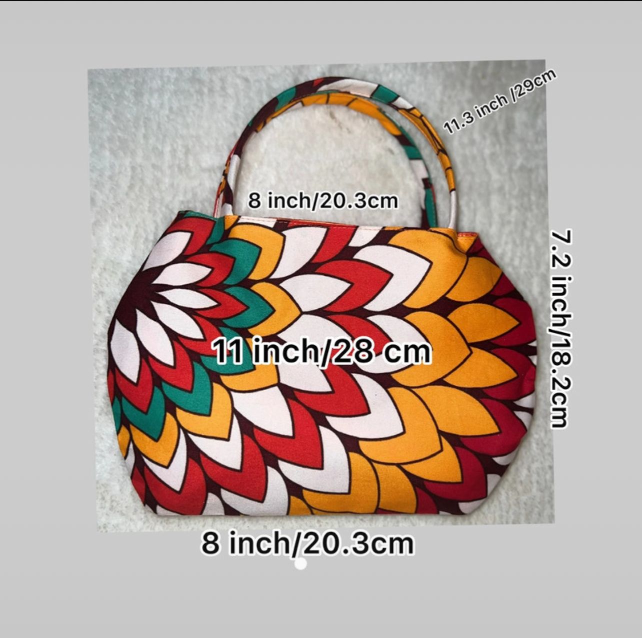 AFRICAN PRINT TOTE BAG